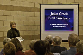 Guest speaker Sue Harney, Dundee Township Supervisor